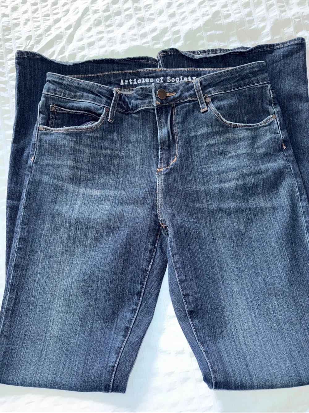 ARTICLES OF SOCIETY dark blue flare jeans